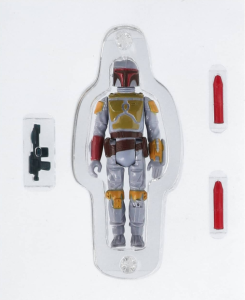 photo de la figurine prototype à plus d'1 million de dollar :1979 Kenner Rocket-Firing Boba Fett