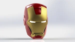 image de fichier STL de casque iron man