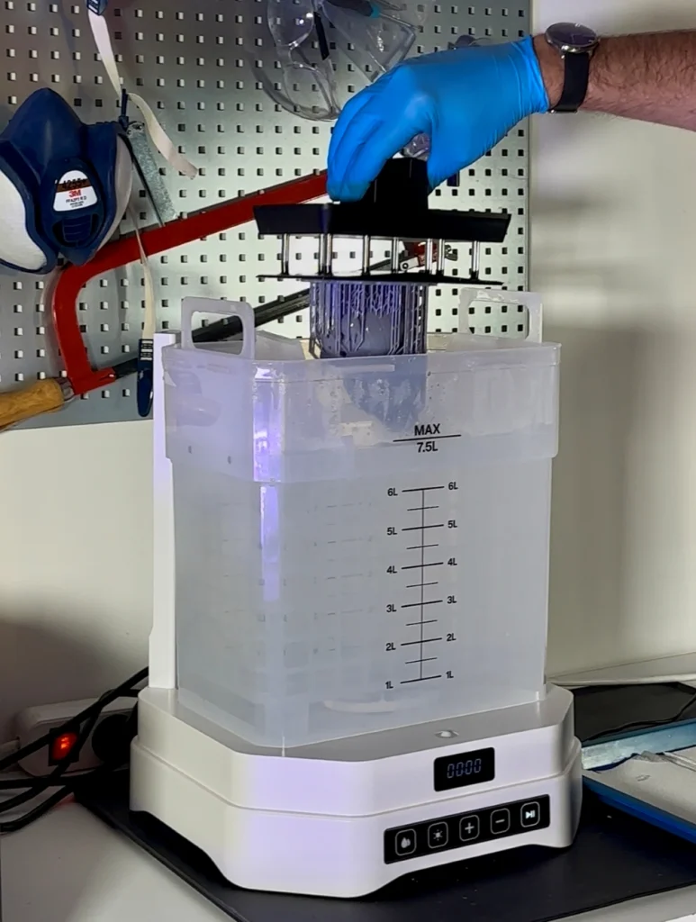 bain d'eau chaude pièce résine