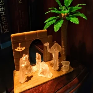 STL gratuit scène de la nativité crèche de noël
