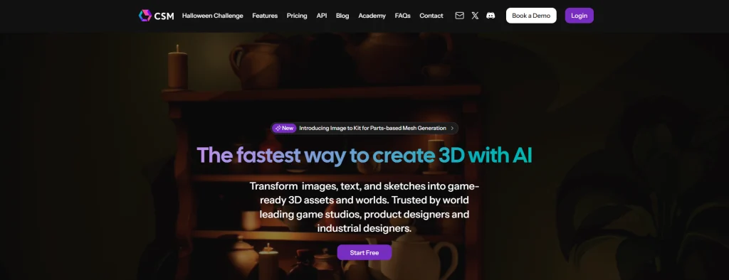 CSM (Common Sense Machines) - IA et modèles 3D