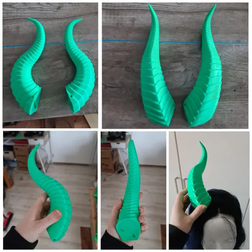 fichier STL cornes cosplay