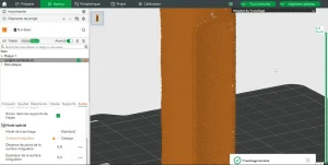 fuzzy skin via bambu studio