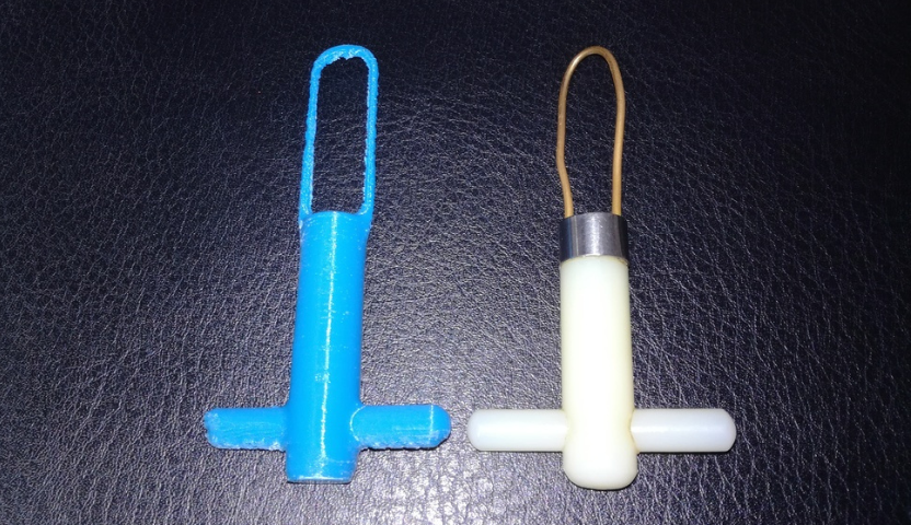 enfile-bouton imprimé en 3d