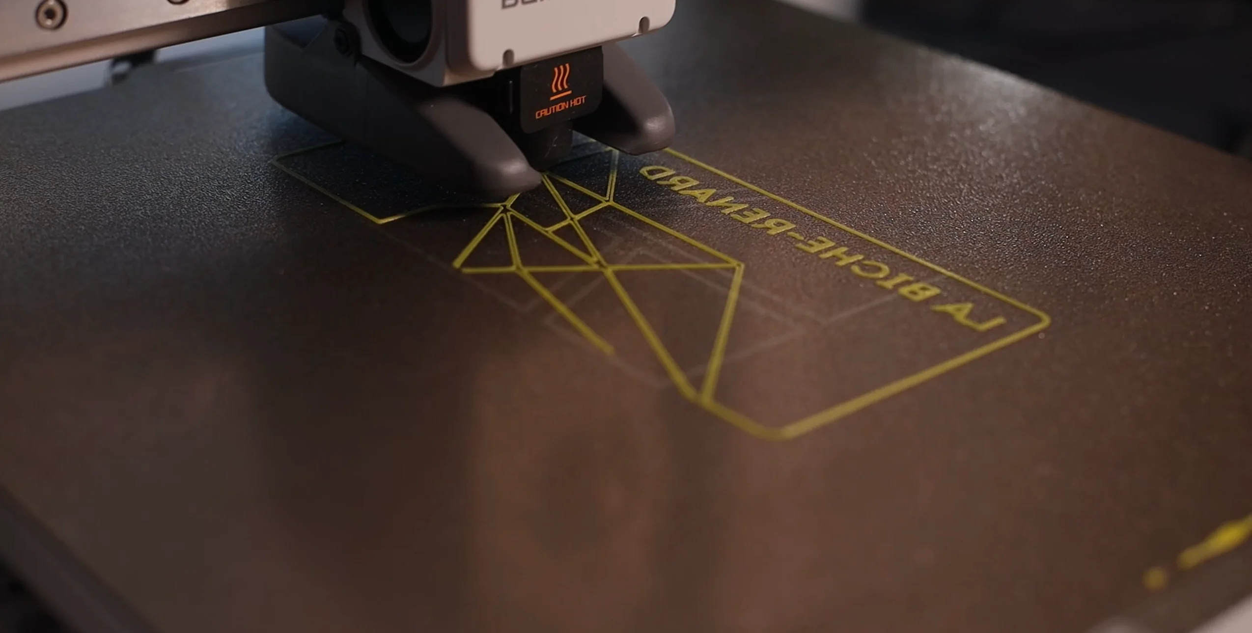 plateau première couche impression 3D multicouleur