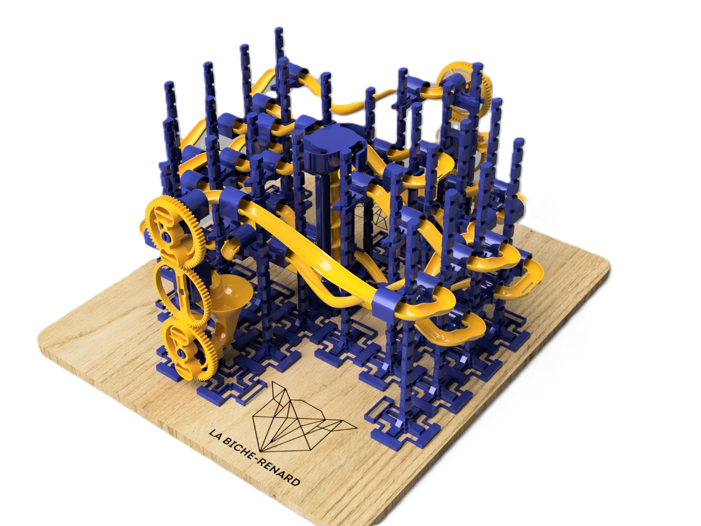 modléisation 3D du parcours de bille, le Fil rouge de la formation